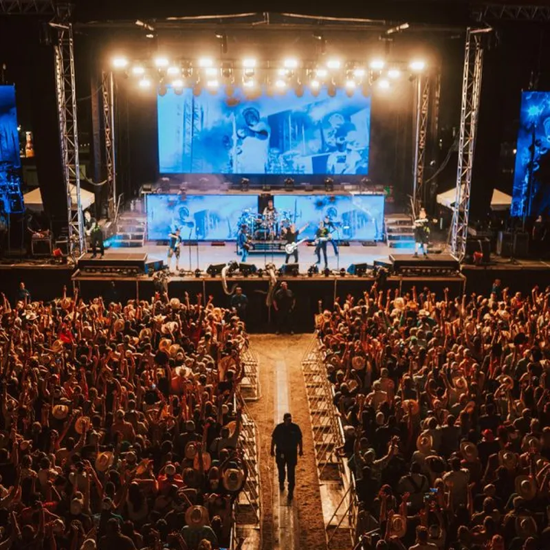 Main stage performance view