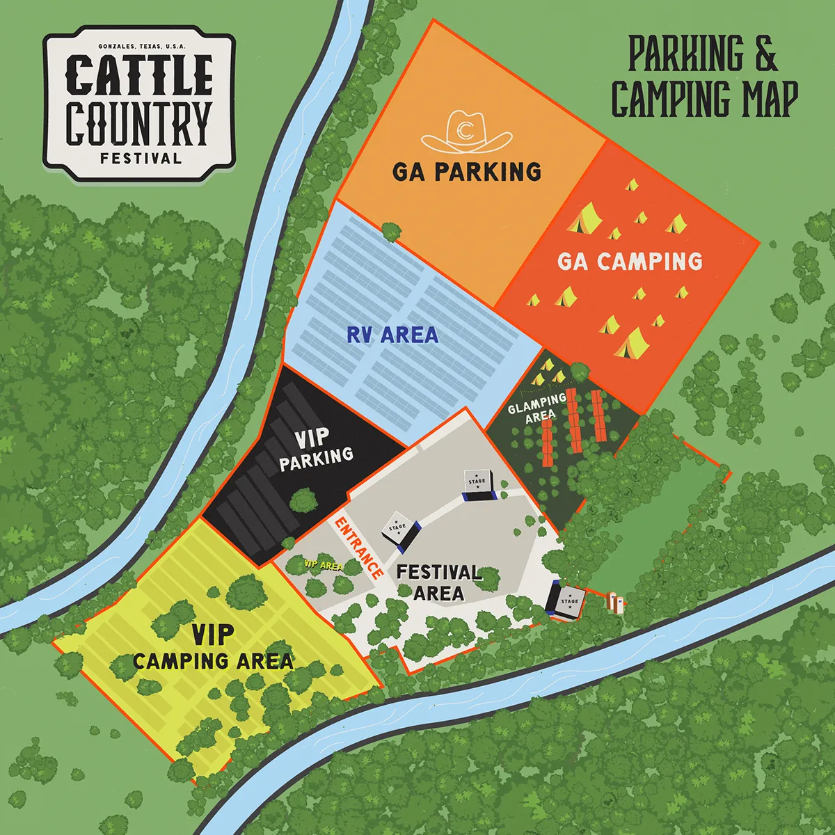 Parking & Camping Map
