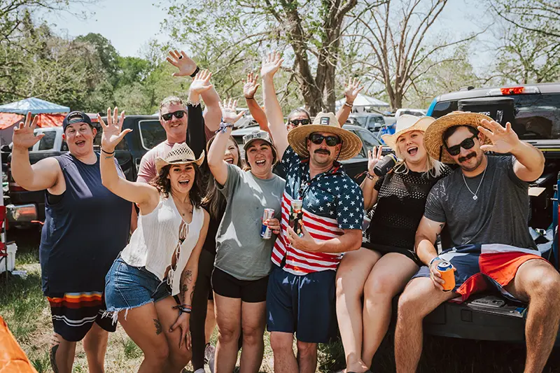 Tailgaters at Cattle Country Festival